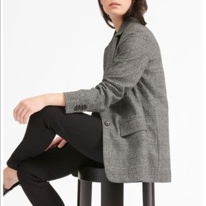 Everlane Oversized Blazer in Glenn Plaid